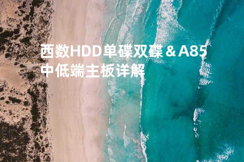 西数HDD单碟双碟＆A85中低端主板详解