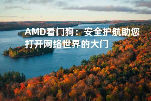 AMD看门狗：安全护航助您打开网络世界的大门