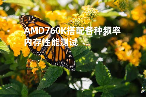 AMD 760K 搭配各种频率内存性能测试