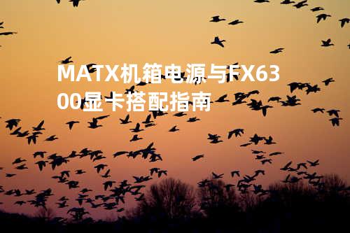MATX机箱电源与FX6300显卡搭配指南